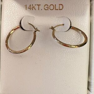 14KT Gold Hoop Earrings
